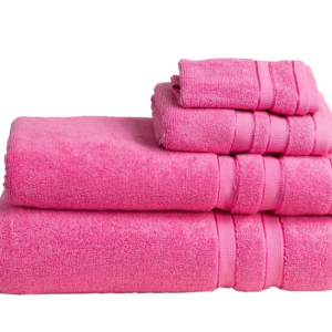 B&B Pink Bath Towel Set