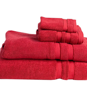 B&B Red Wine Bath Towel Set