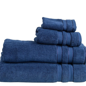 Navy Blue Bath Towel Set