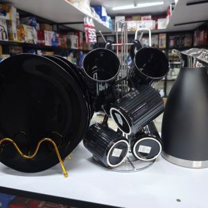 Black Dinner Set