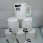 WHite Luminarc Mugs