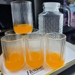 Glass Water Jug & Tumbler Set - 5 Piece