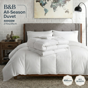B&B All-Season Duvet 400GSM — Super King White 270x235cm