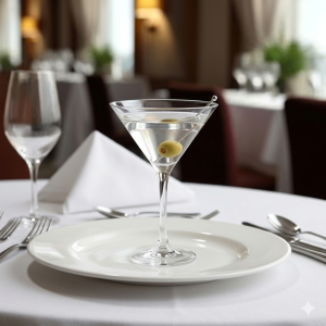 B&B Martini Glass — Hotel and Restaurant Glassware