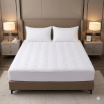 B&B Waterproof Mattress Protector — Double White 135x190cm