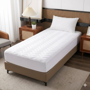 B&B Waterproof Mattress Protector — Single White 90x190cm