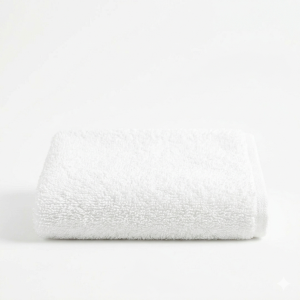 B&B White Bath Towel — 100% Egyptian Cotton 600GSM