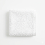 B&B White Face Towel — 100% Egyptian Cotton