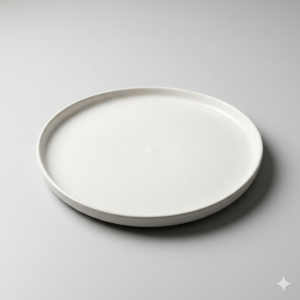 B&B Round Plate Big — Hotel and Restaurant Crockery