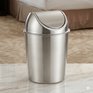 Stainless Steel Waste Bin — Hotel Room Accessories Kenya