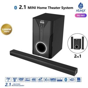 Nunix NU-A61 2.1 Mini Soundbar & Subwoofer