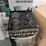 Nunix 4-Burner Gas & Electric Cooker with Oven