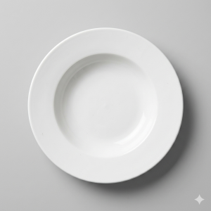 B&B Round Plate Big — Hotel and Restaurant Crockery