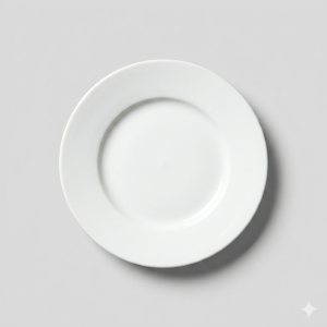 B&B Round Plate Small — Hotel and Restaurant Crockery