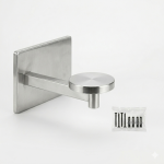 B&B Single Head Wall Bracket SS304 Retractable — Hotel Dispenser System