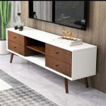 Zenith TV Stand Zenith & White